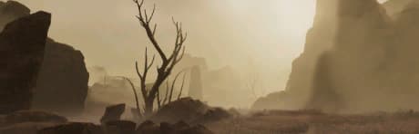 Scorching temperatures, high winds, and low precipitation cause a near-constant cycle of fires to sweep this planet, punctuated by short bursts of lush rebirth between infernos.